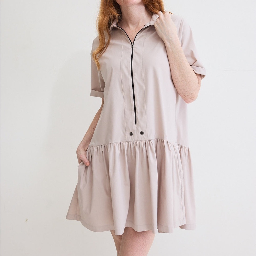 Ruti - The Work Shirt Poplin Dress Size S/M Color Sanpiper